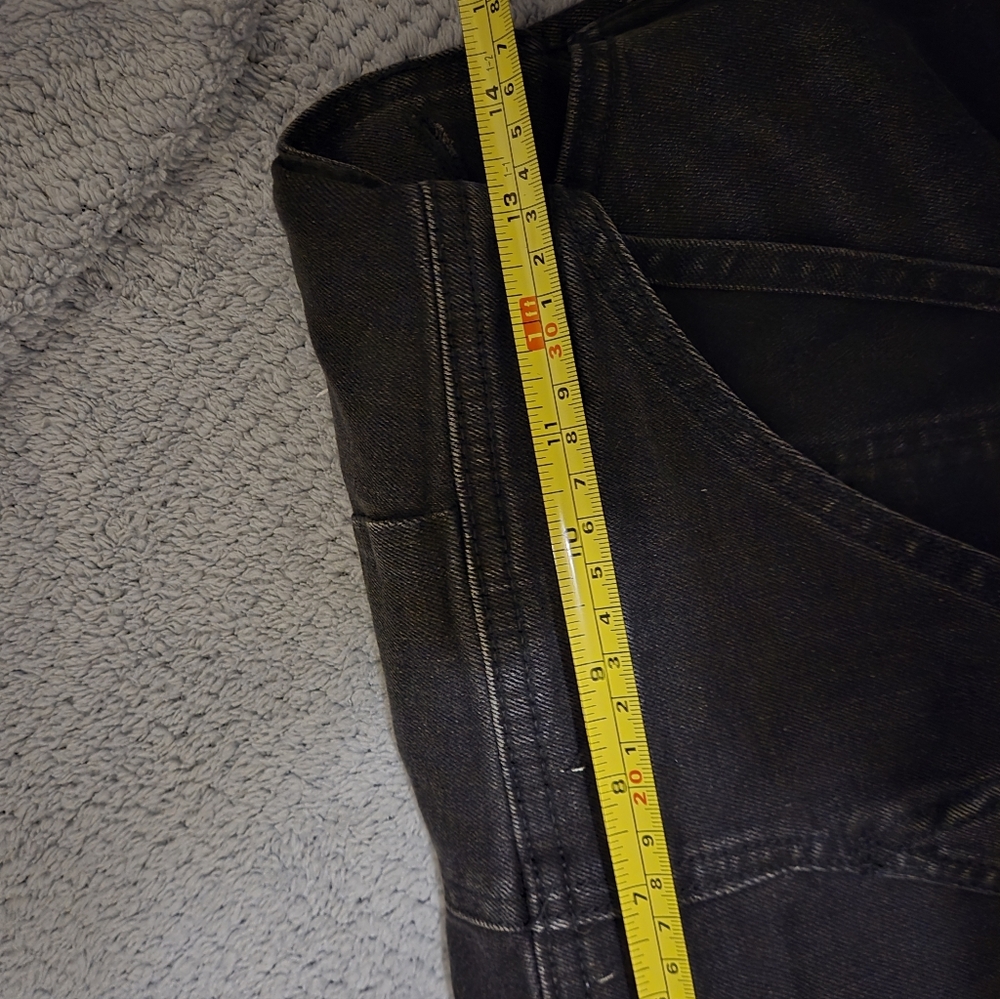 Classic Black Women's Denim Overalls - Picture 4 of 8